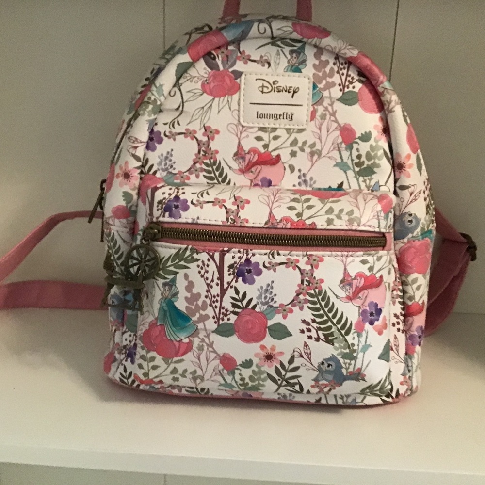 Disney Loungefly Sleeping beauty  Fairies mini backpack